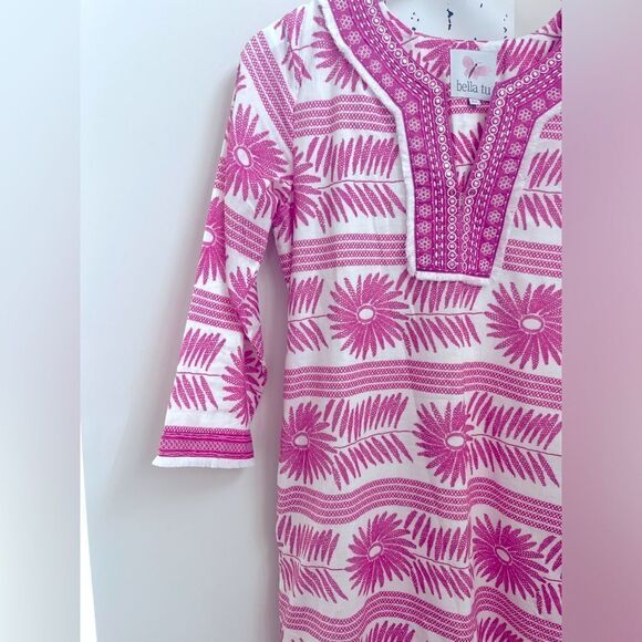 BELLA TU XS Pink Floral Women's dress; GORGEOUS and brand new! - Picture 5 of 8